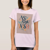 Zoals je wilt t-shirt (Voorkant)
