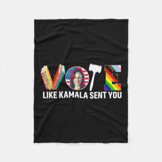 Zoals Kamala stuurde je Shirt baarmoeder feministi Fleece Deken