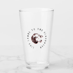 Zoals lammeren van de slacht (Zwarte schaap) Glas