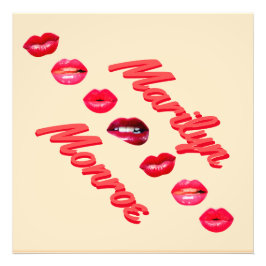 Zoals Marilyn Monroe Foto Afdruk