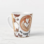  zoals mijn koffiekop latte mok (Linkerhoek)