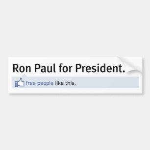 Zoals Ron Paul Bumpersticker