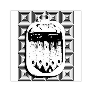 Zoals sardines in een blik 	rubberstempel