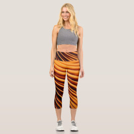 Zoals tijgerstrepen op deze leggings