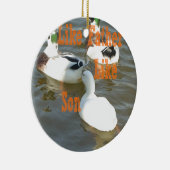 Zoals vader als zoon. keramisch ornament (Rechts)