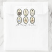 Zoals water voor chocolade vierkante sticker (Tas)