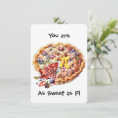 Zoals zoet als Pi Kaart (Staand voorkant)