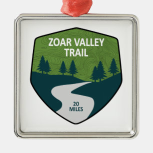Zoar Valley Trail Metalen Ornament