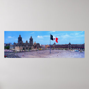 Zocalo, Mexico City, Mexico Poster