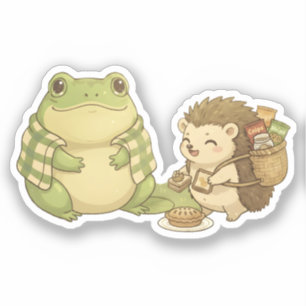 Zochi & Hazel de egel Sticker