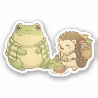 Zochi & Hazel de egel Sticker