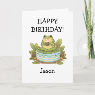 Zochi Slurpende Thee Personaliseerbaar Kaart