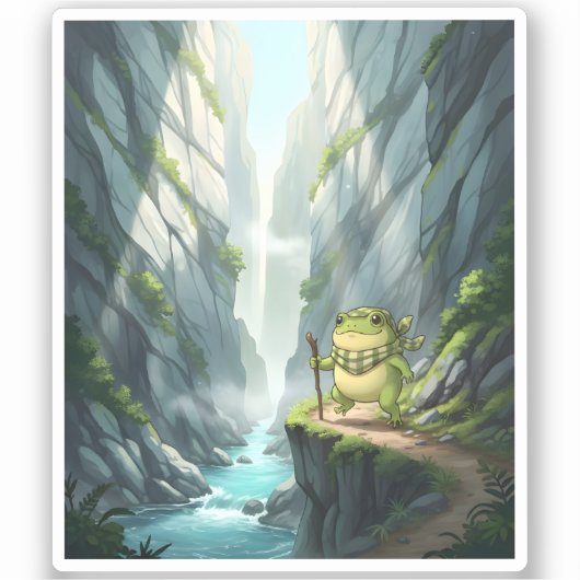 Zochi's avontuur door de Taroko Gorge Sticker (Voorkant)
