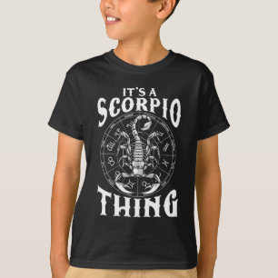 Zodiab Sign Scorpio Horoscope Birthday Animal T-shirt