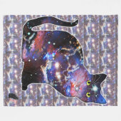 Zodiabetische ruimte in kat-ventilatorwand fleece deken (Voorkant (Horizontaal))