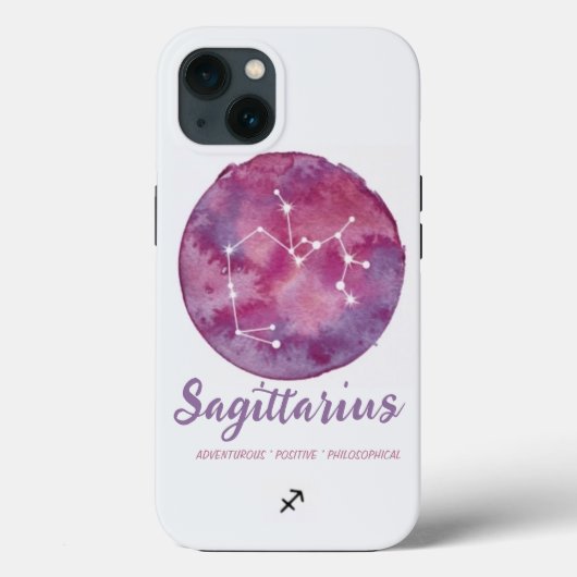 Zodiabetische telefoonzaak — Sagittarius Case-Mate iPhone Case (Achterkant)