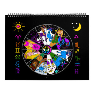 ZODIAC 12 MAAND CALENDAR moeder Zodiac and Friends Kalender