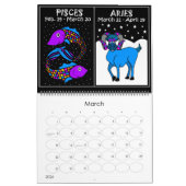 ZODIAC 12 MAANDEN CALENDAR KALENDER (Mar 2026)