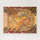 Zodiac, 1896 door Alphonse Mucha Legpuzzel (Horizontaal)