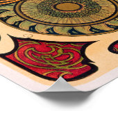 Zodiac, 1896 door Alphonse Mucha Poster (Hoek)