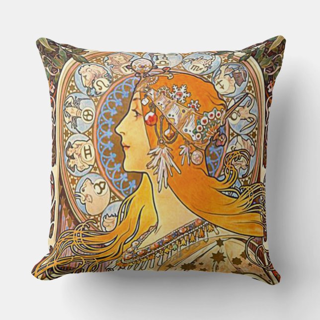 Zodiac 1896 kussen (Voorkant)