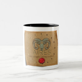 Zodiac - Aires - Coffee Mug Tweekleurige Koffiemok