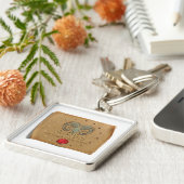 Zodiac - Aires - Keychain (Zijkant)