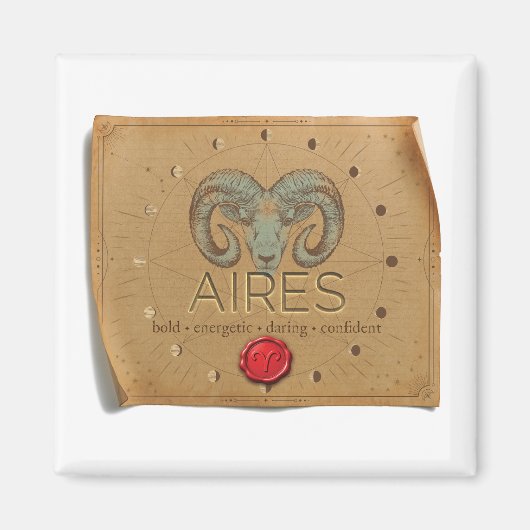 ZODIAC - Aires - Magnet (Devant)