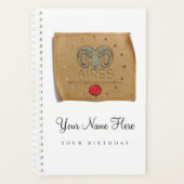 Zodiac - Aires - Personalized Day Planner (Voorkant)