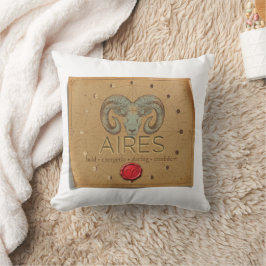 Zodiac - Aires - Throw Pillow Kussen