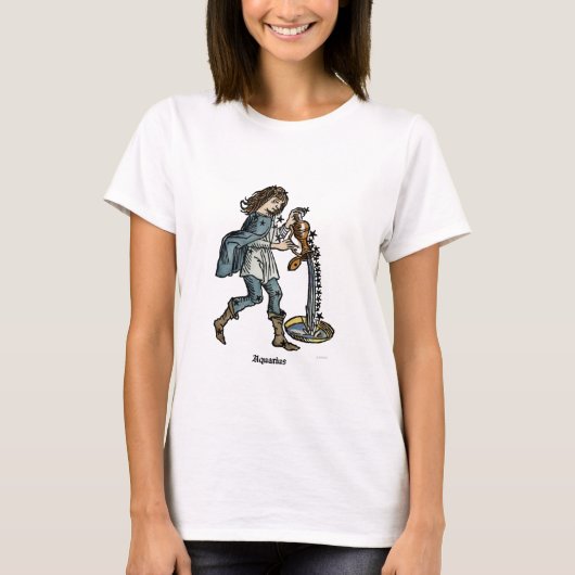 Zodiac: Aquarius, 1482 T-shirt (Voorkant)