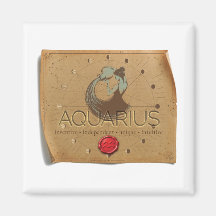 ZODIAC - Aquarius - Magnet