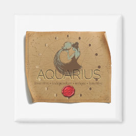 ZODIAC - Aquarius - Magnet Magneet