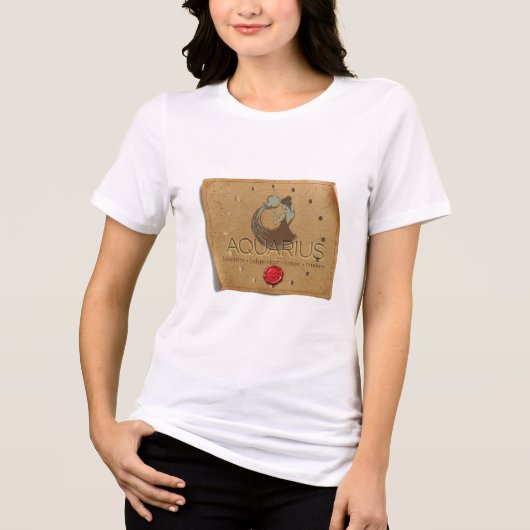Zodiac - Aquarius - T Shirt (Voorkant)