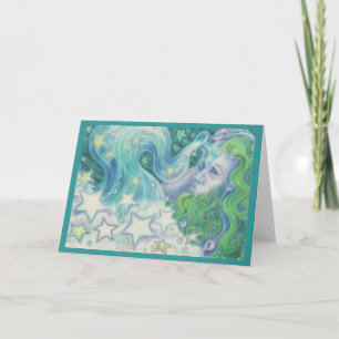 Zodiac Aquarius wenskaart Kaart