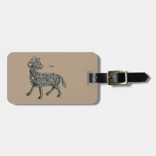 Zodiac: Aries 1482 Bagagelabel