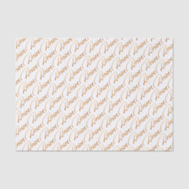 Zodiac "Aries" Gold Script Tissue Paper Tissuepapier