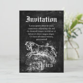 Zodiac Aries Kaart (Staand voorkant)