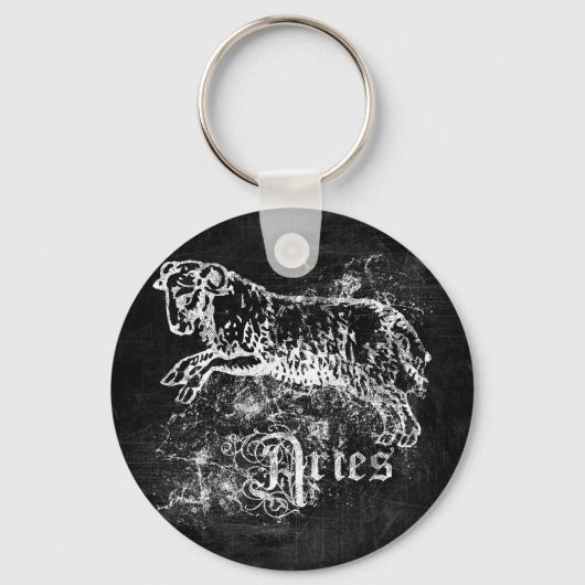 Zodiac Aries Sleutelhanger (Voorkant)