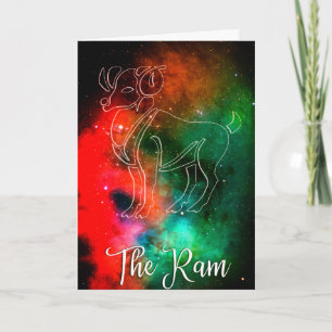 Zodiac: Aries 'The Ram'-Kaart Kaart
