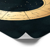 Zodiac, Astrologie, Poster Moon Sun Stars (Coin)