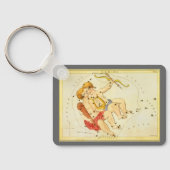  zodiac Astrology Gemini Twin Constellation Sleutelhanger (Achterkant)