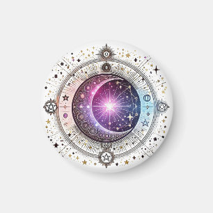 Zodiac astrology moon magneet