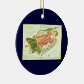 zodiac Astrology Virgo Constellation Keramisch Ornament (Rechts)