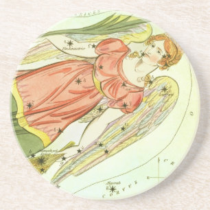 zodiac Astrology Virgo Constellation Zandsteen Onderzetter