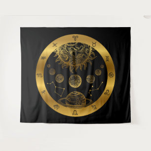 Zodiac Astrology Wandkleed