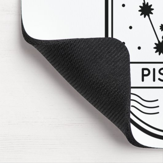 ZODIAC BADGE CONSTELLATION PISCES STROKE MUISMAT (Hoek)