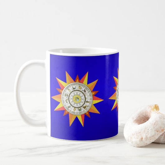 Zodiac Blauwe Mok (Met donut)