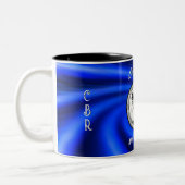 Zodiac Blue Galaxy Aquarius Mug (Gauche)