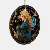 Zodiac Boogschutter gepersonaliseerd astrologie Or Keramisch Ornament (Rechts)